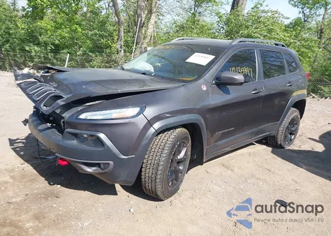 2014 Jeep Cherokee Trailhawk из США, поврежденный, VIN 1C4PJMBS7EW273507